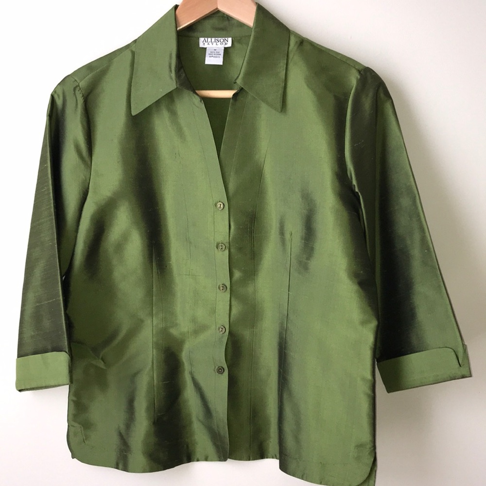 Allison Taylor silk blouse